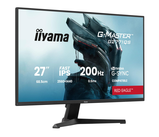 IIYAMA G-Master G2771QS-B1 Red Eagle - 1370370 - zdjęcie 2
